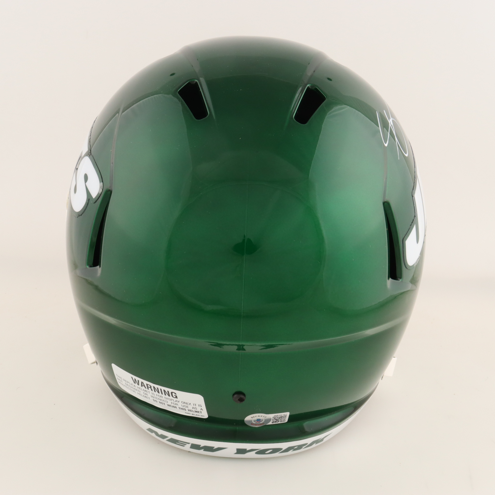 Ahmad Gardner Signed Jets Full-Size Speed Helmet (Beckett) at PristineAuction.com Ahmad Gardner Signed Jets Full-Size Speed Helmet (Beckett) at PristineAuction.com