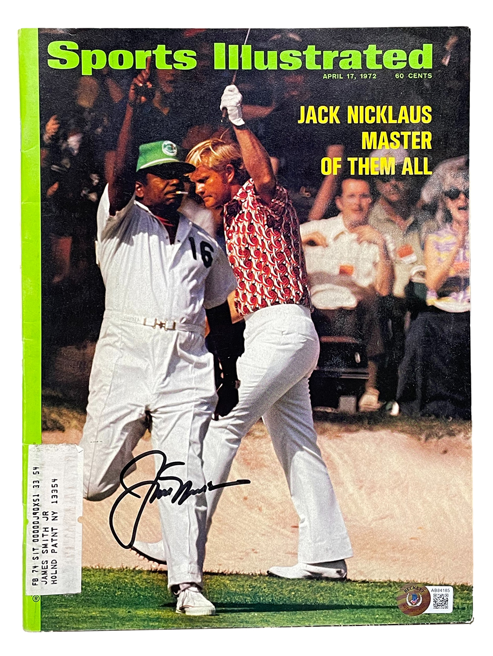 Jack Nicklaus Signed 1972 Sports Illustrated Magazine (Beckett) at PristineAuction.com Jack Nicklaus Signed 1972 Sports Illustrated Magazine (Beckett) at PristineAuction.com
