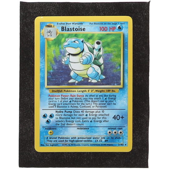 Blastoise 1999 Pokemon Base Unlimited #2 Holo at PristineAuction.com Blastoise 1999 Pokemon Base Unlimited #2 Holo at PristineAuction.com