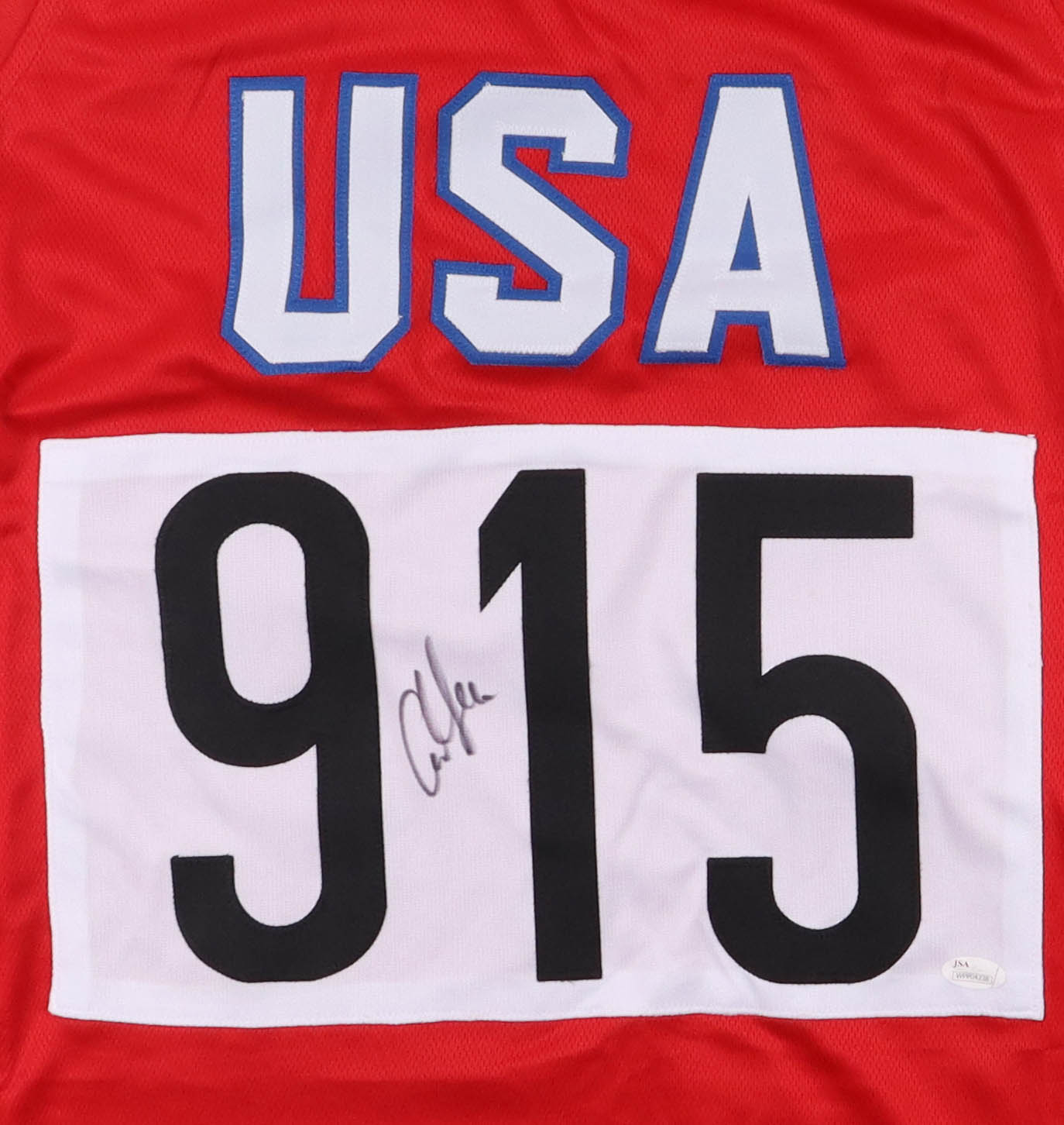 Carl Lewis Signed Jersey (OKAuthentics) at PristineAuction.com Carl Lewis Signed Jersey (OKAuthentics) at PristineAuction.com