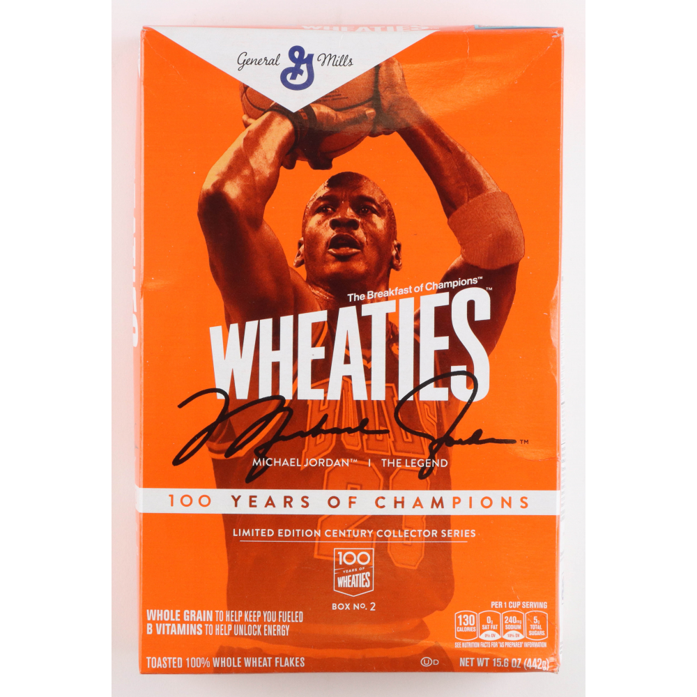 Michael Jordan Wheaties Cereal Box Pristine Auction