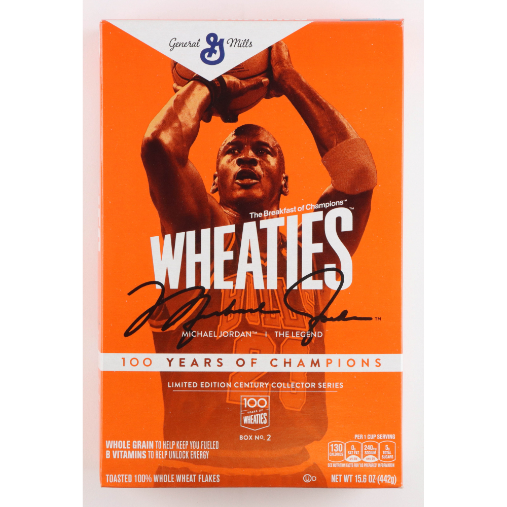 Michael Jordan Wheaties Cereal Box Pristine Auction