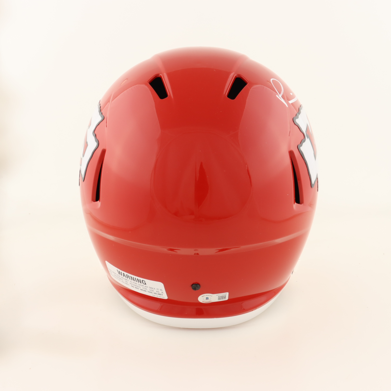 Patrick Mahomes Signed Chiefs Full-Size Speed Helmet (Beckett) at PristineAuction.com Patrick Mahomes Signed Chiefs Full-Size Speed Helmet (Beckett) at PristineAuction.com