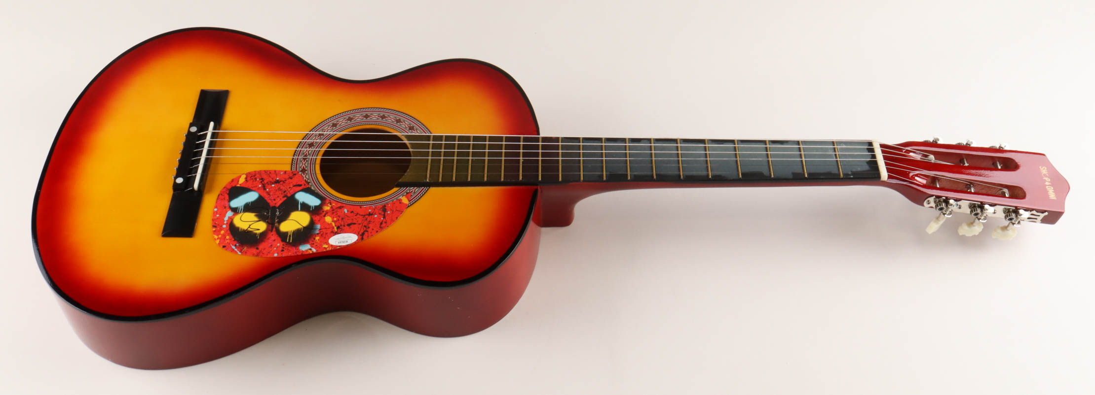 Ed Sheeran Guitar with Signed Custom Insert Pickguard (JSA) at PristineAuction.com Ed Sheeran Guitar with Signed Custom Insert Pickguard (JSA) at PristineAuction.com