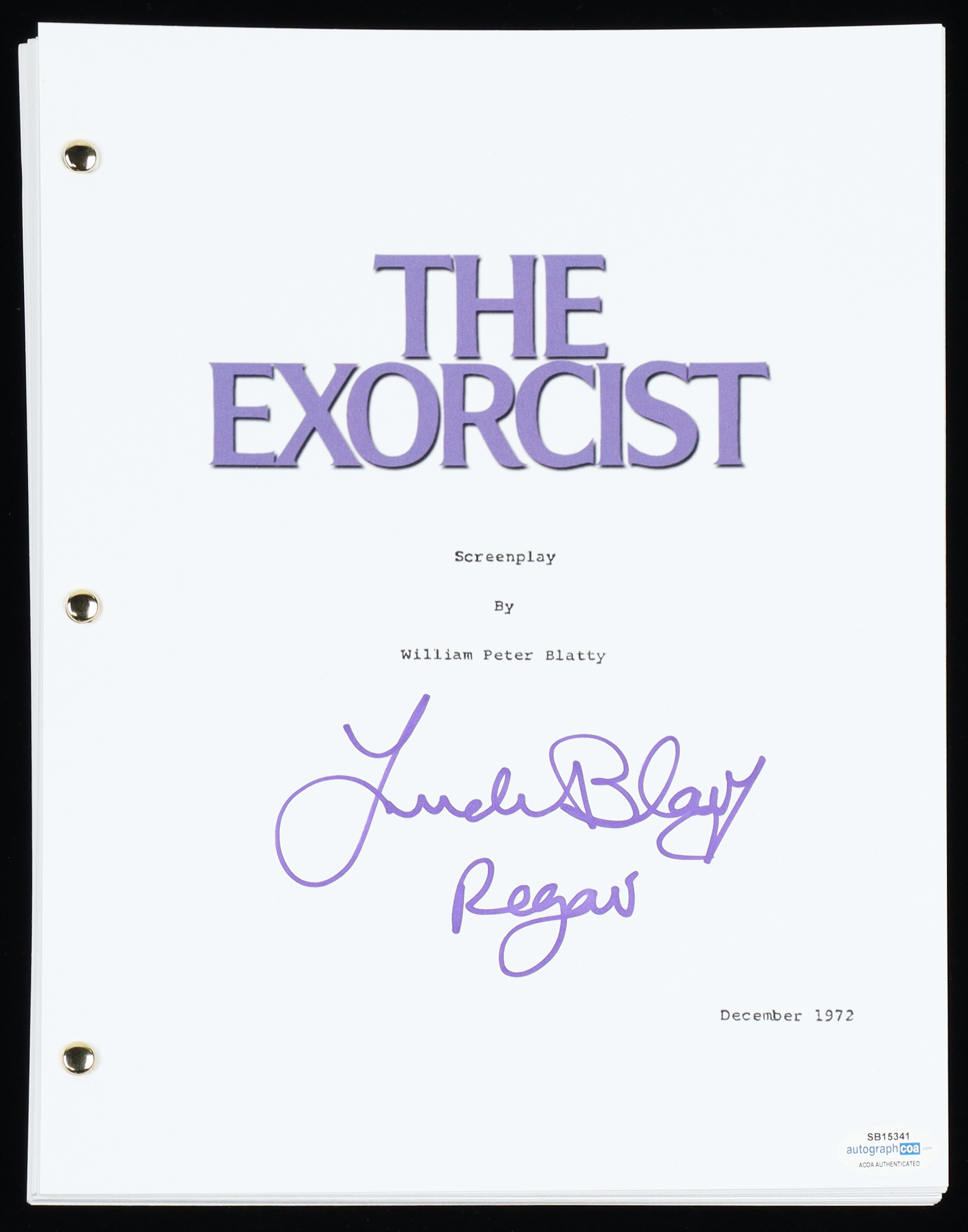Linda Blair Signed 