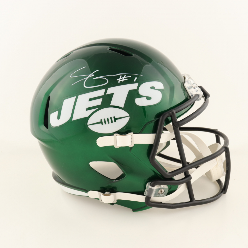 Ahmad Gardner Signed Jets FullSize Speed Helmet (Beckett) Pristine