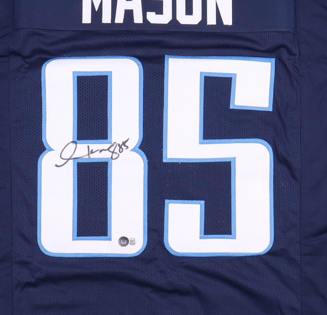 Derrick Mason Signed Jersey (Beckett) at PristineAuction.com Derrick Mason Signed Jersey (Beckett) at PristineAuction.com