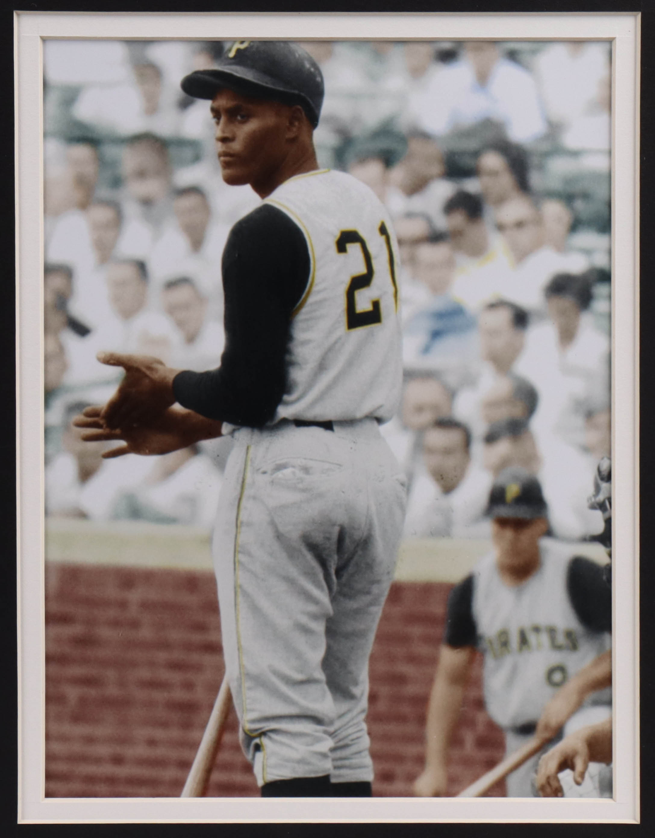 Roberto Clemente Pirates Custom Framed Jersey Display with Pin at PristineAuction.com Roberto Clemente Pirates Custom Framed Jersey Display with Pin at PristineAuction.com