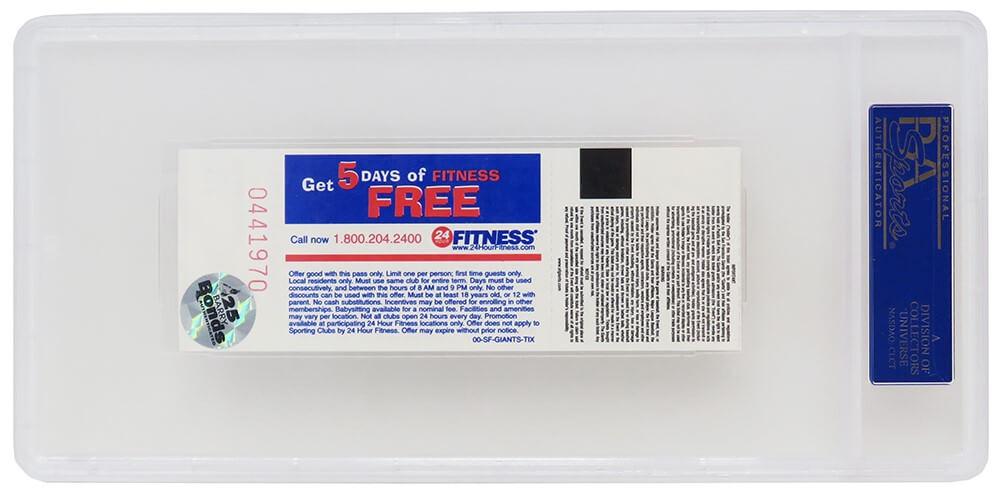 Barry Bonds Signed Original 500th Home Run Ticket (PSA 8) at PristineAuction.com Barry Bonds Signed Original 500th Home Run Ticket (PSA 8) at PristineAuction.com