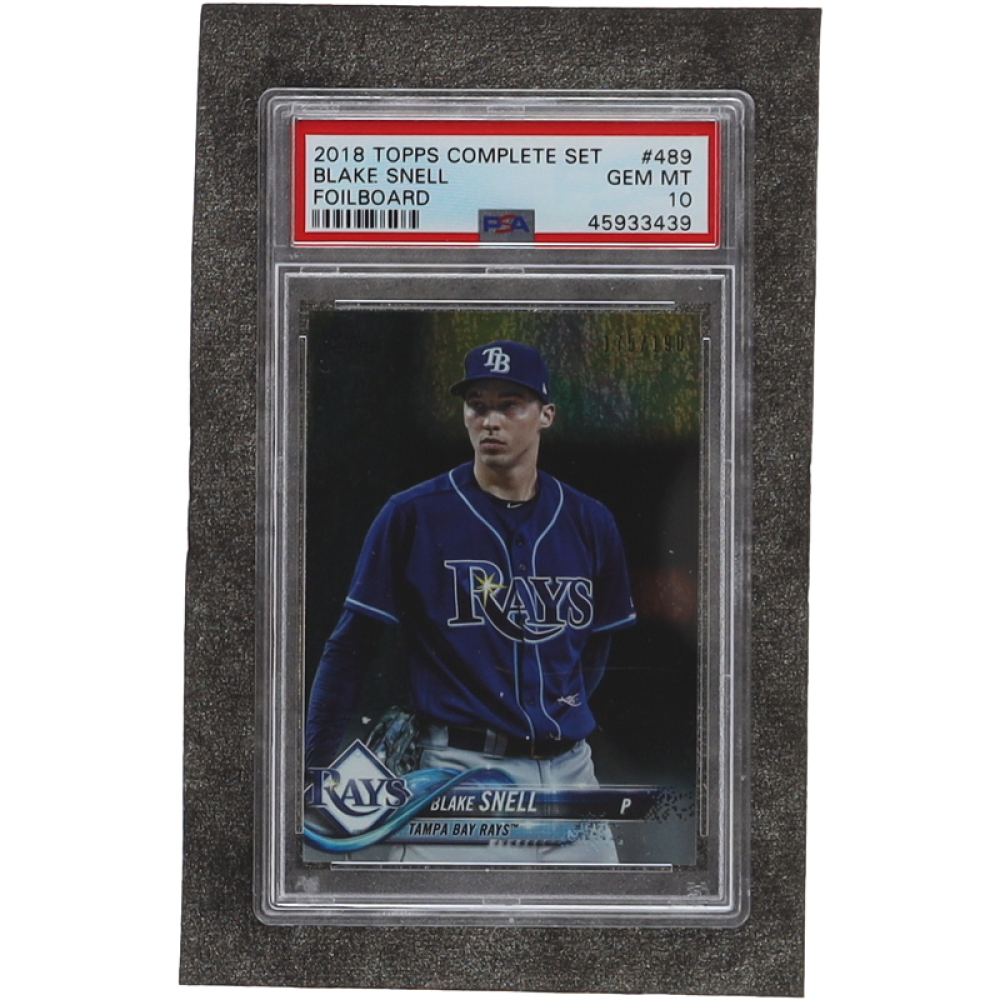 2018 Topps #489 Blake Snell — front
