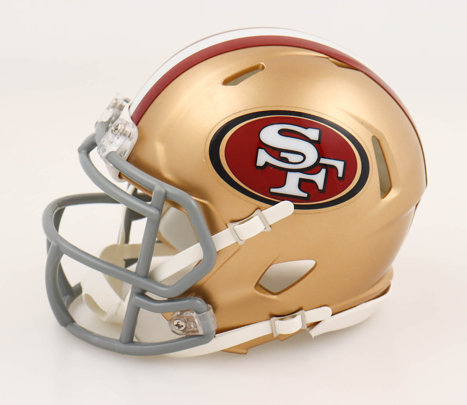 Talanoa Hufanga Signed 49ers Speed Mini Helmet (Beckett) at PristineAuction.com Talanoa Hufanga Signed 49ers Speed Mini Helmet (Beckett) at PristineAuction.com