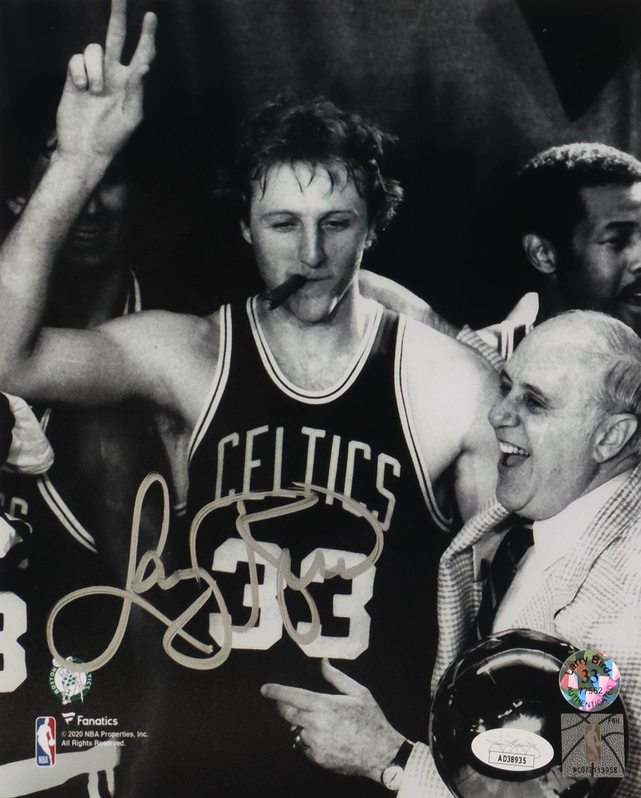 Larry Bird Signed Celtics 8x10 Photo (JSA & Bird) at PristineAuction.com Larry Bird Signed Celtics 8x10 Photo (JSA & Bird) at PristineAuction.com