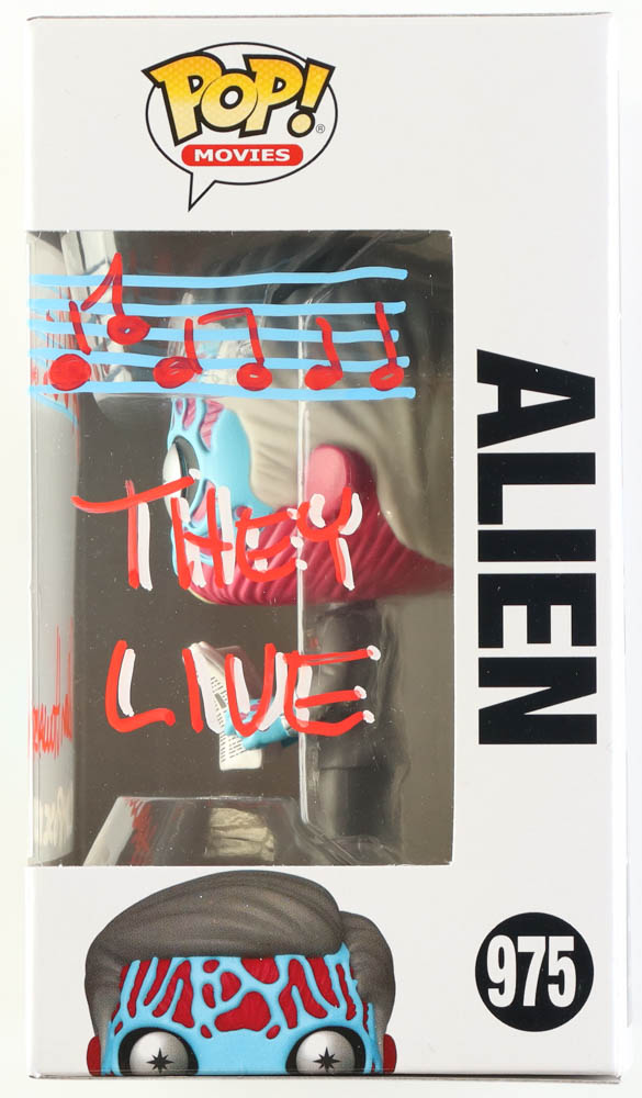 Alan Howarth Signed "They Live" #975 Alien Funko Pop! Vinyl Figure Inscribed "Composer" & "THEY LIVE" with Hand-Drawn Sketch (AutographCOA) at PristineAuction.com Alan Howarth Signed "They Live" #975 Alien Funko Pop! Vinyl Figure Inscribed "Composer" & "THEY LIVE" with Hand-Drawn Sketch (AutographCOA) at PristineAuction.com