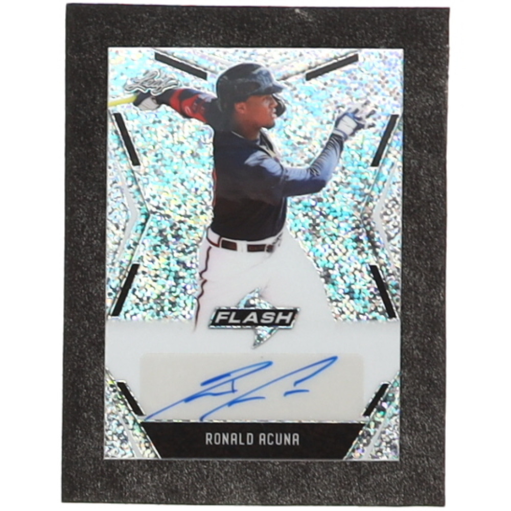 2018 Leaf Premier Ronald Acuña Jr. Rookie Card #PR-22 – Mint, Atlanta Braves