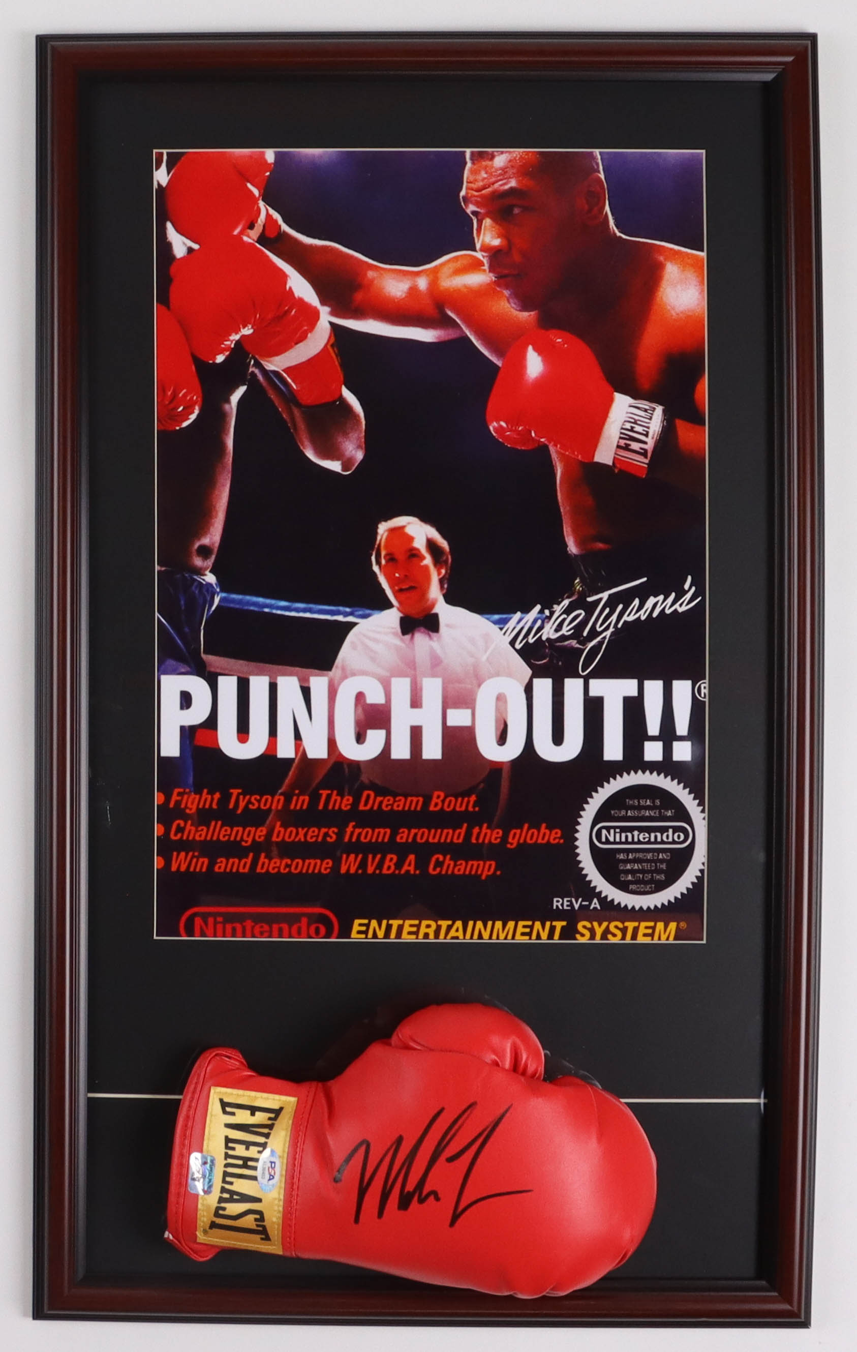 Mike Tyson Signed Custom Framed USA Boxing Glove Display (PSA & Tyson ...