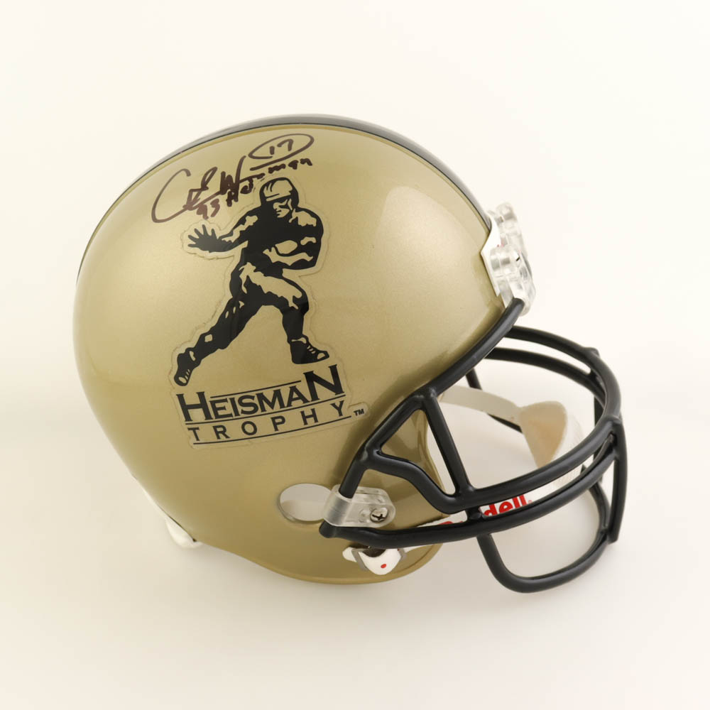 Charlie Ward Signed Heisman Trophy Full Size Helmet Inscribed "93 Heisman" (JSA) at PristineAuction.com Charlie Ward Signed Heisman Trophy Full Size Helmet Inscribed "93 Heisman" (JSA) at PristineAuction.com