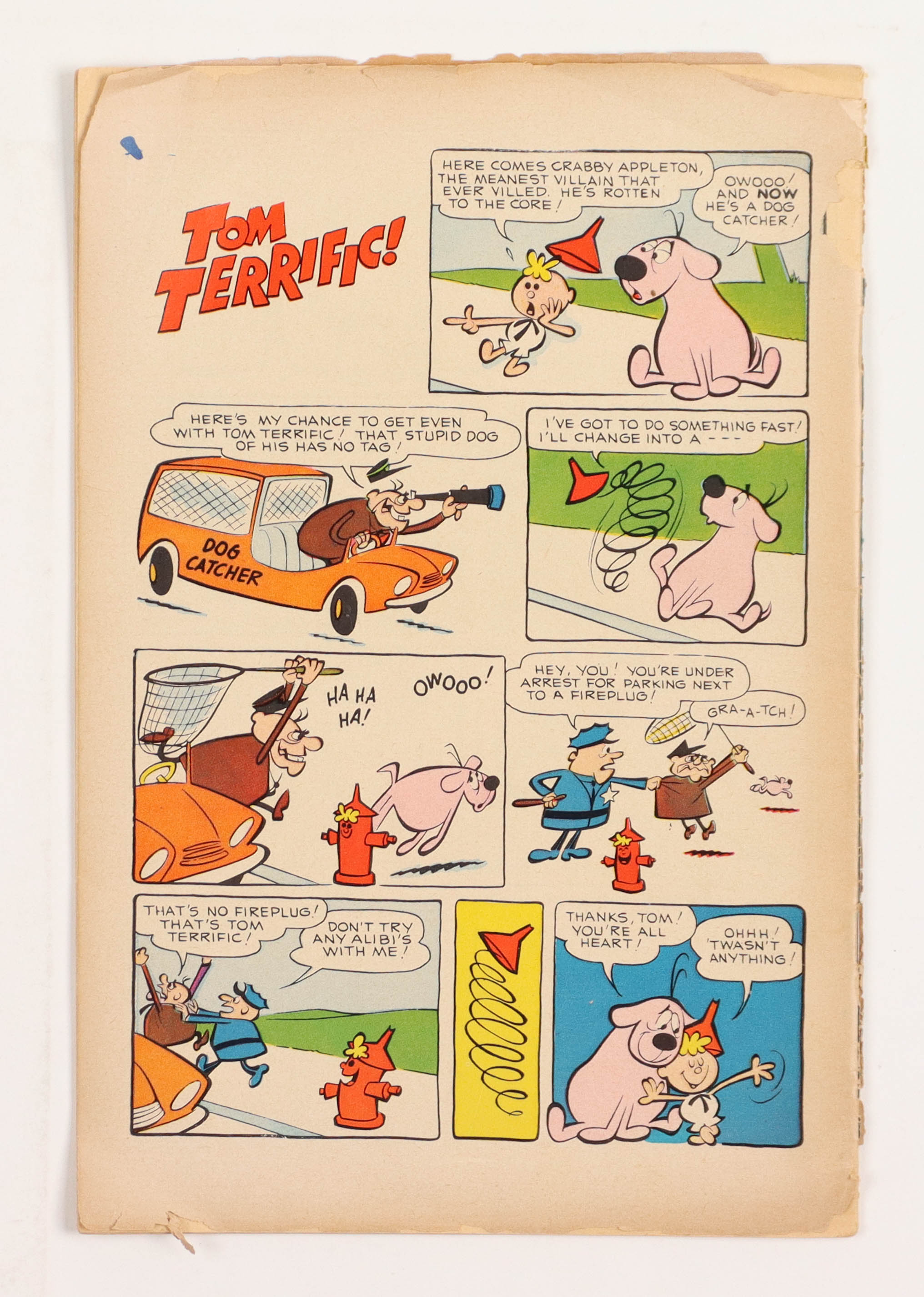 1957 "Tom Terrific" Issue #1 Pines Comic Book at PristineAuction.com 1957 "Tom Terrific" Issue #1 Pines Comic Book at PristineAuction.com