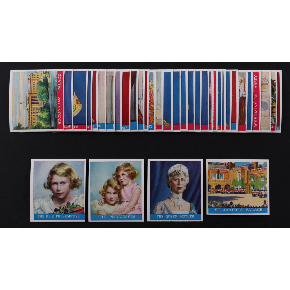 1937 Coronation of Their Majesties Medium Complete Set of (36) Cards
