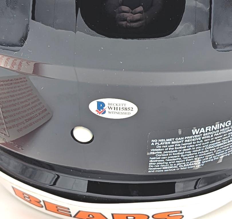 Eddie Jackson Signed Bears Authentic On-Field Full-Size Speed Helmet (Beckett) at PristineAuction.com Eddie Jackson Signed Bears Authentic On-Field Full-Size Speed Helmet (Beckett) at PristineAuction.com