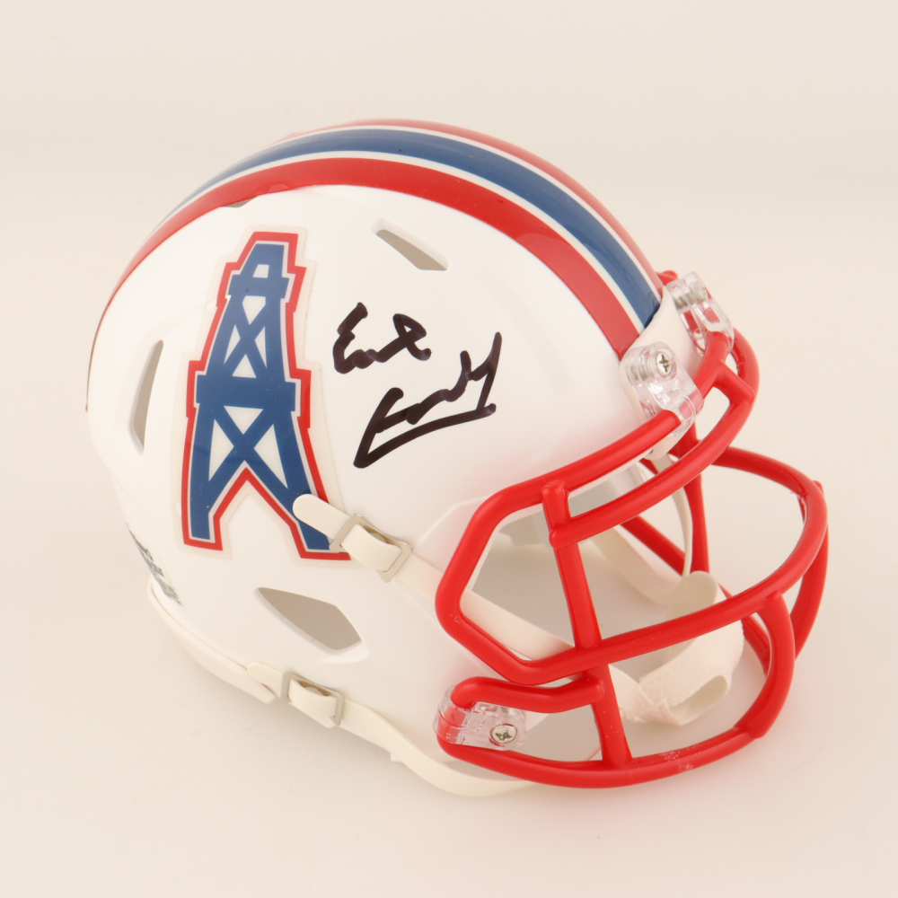 Earl Campbell Houston Oilers Schutt NOPO Football Helmet Facemask – Gray, Fits Medium To XL