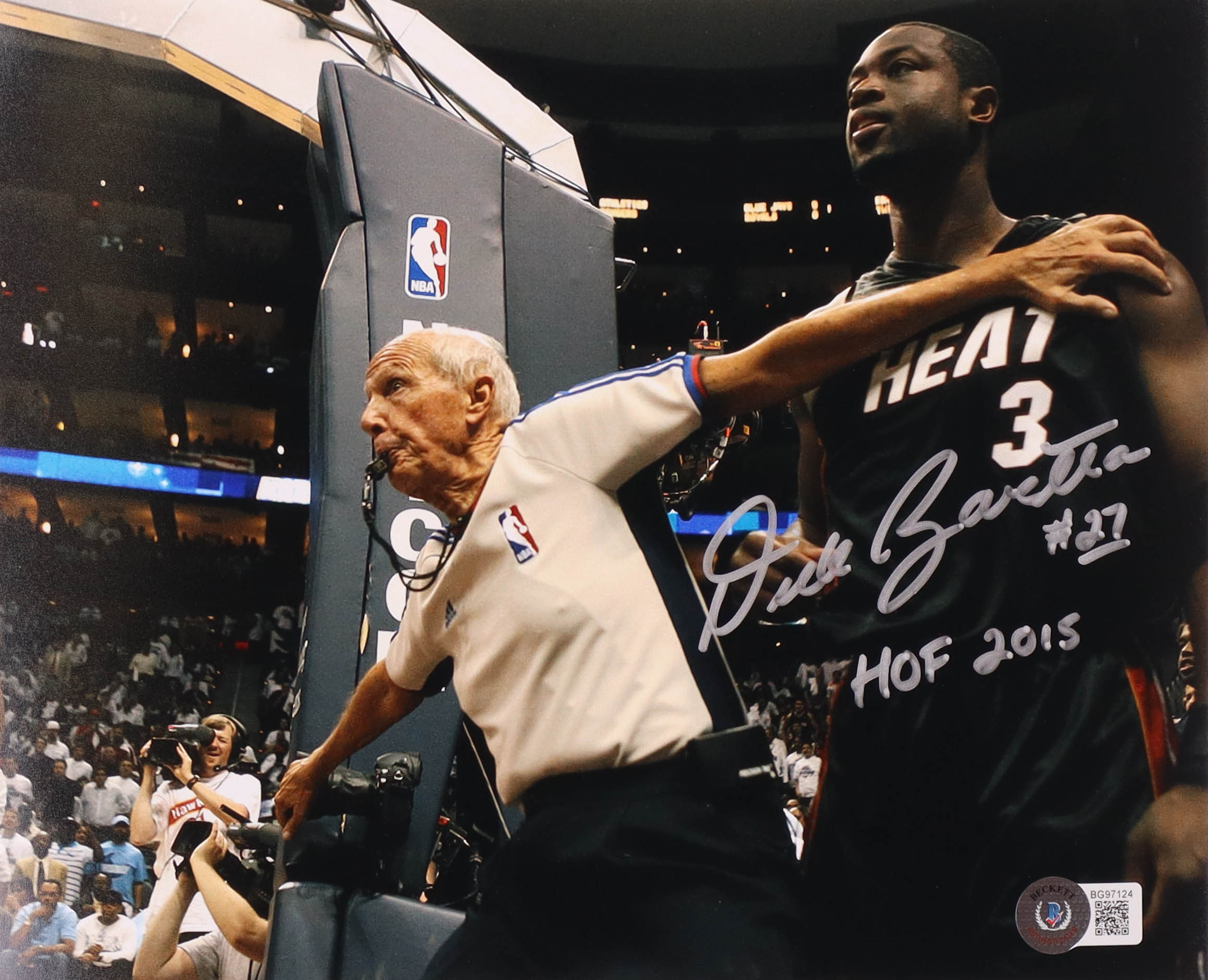 Dick Bavetta Signed 8x10 Photo Inscribed "HOF 2015" (Beckett) at PristineAuction.com Dick Bavetta Signed 8x10 Photo Inscribed "HOF 2015" (Beckett) at PristineAuction.com