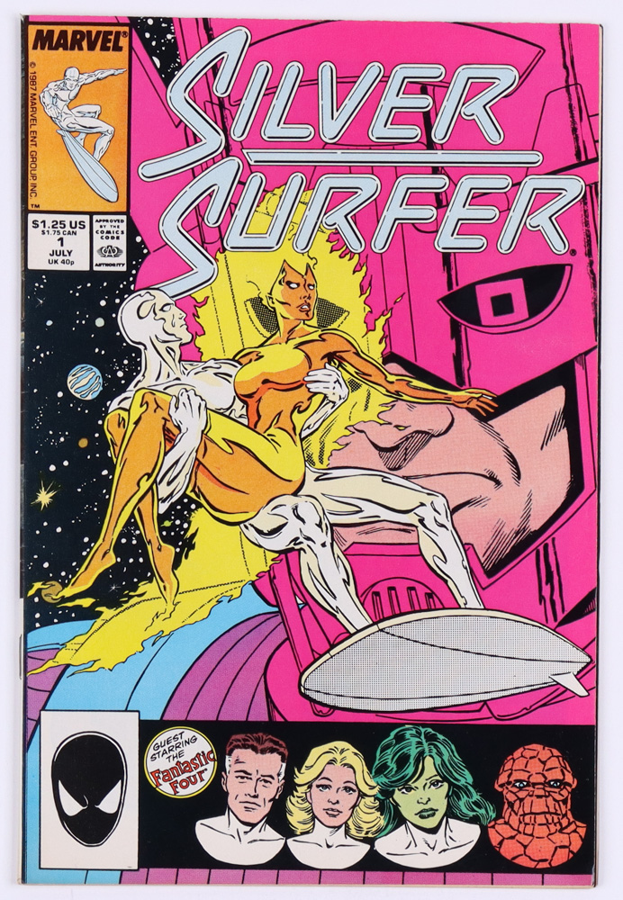 1987 "Silver Surfer" Issue #1 Marvel Comic Book at PristineAuction.com 1987 "Silver Surfer" Issue #1 Marvel Comic Book at PristineAuction.com