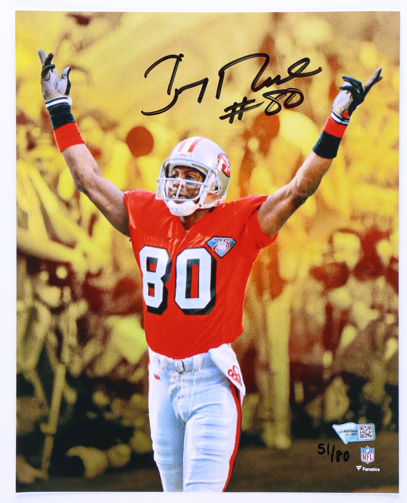 Jerry Rice Signed LE 49ers 8x10 Photo (Fanatics) | Pristine Auction