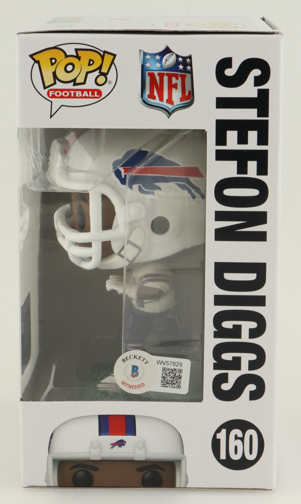 Stefon Diggs Signed Bills #160 Funko Pop! Vinyl Figure (Beckett) at PristineAuction.com Stefon Diggs Signed Bills #160 Funko Pop! Vinyl Figure (Beckett) at PristineAuction.com