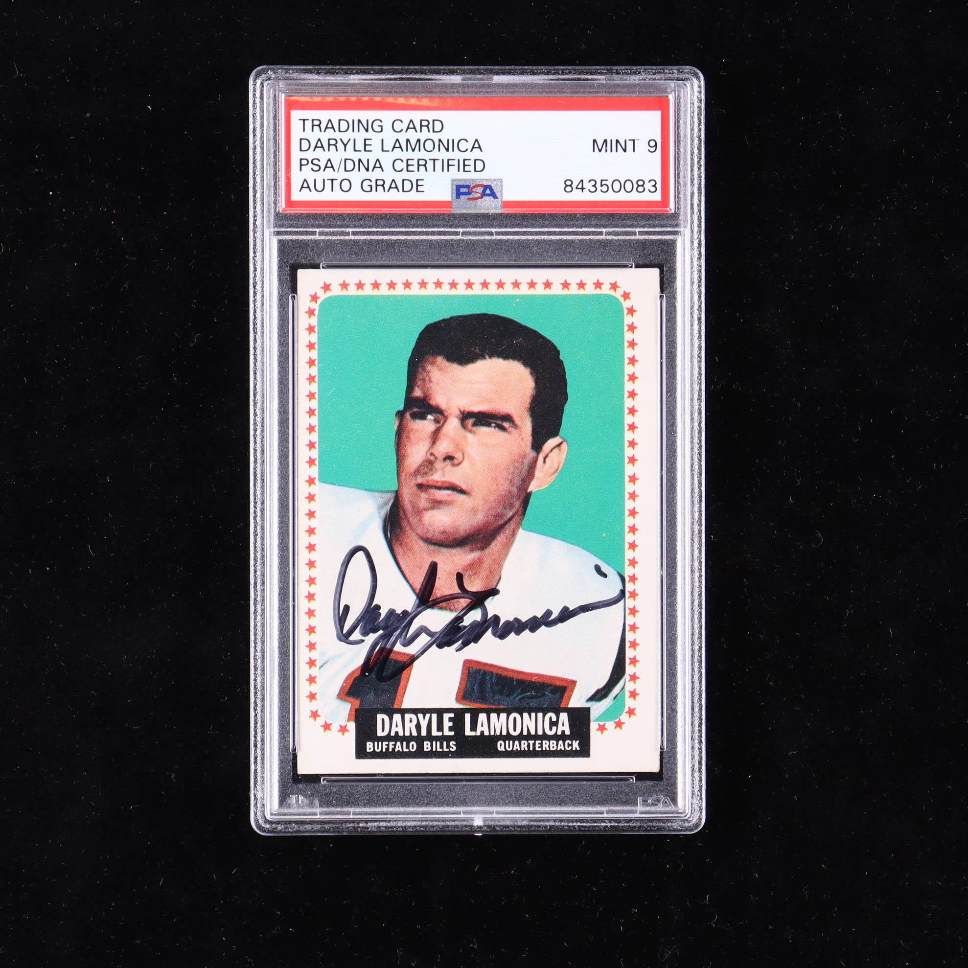 Daryle Lamonica Signed 1964 Topps #31 RC (PSA) at PristineAuction.com Daryle Lamonica Signed 1964 Topps #31 RC (PSA) at PristineAuction.com