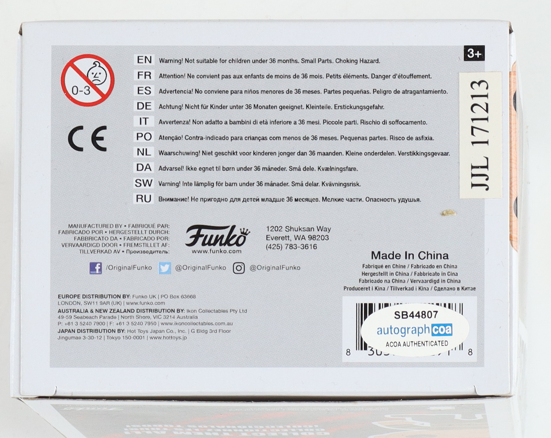 Charles Belardinelli Signed "A Nightmare on Elm Street" #02 Freddy Krueger Funko Pop! Vinyl Figure Inscribed "Welcome to My Nightmare" (AutographCOA) at PristineAuction.com Charles Belardinelli Signed "A Nightmare on Elm Street" #02 Freddy Krueger Funko Pop! Vinyl Figure Inscribed "Welcome to My Nightmare" (AutographCOA) at PristineAuction.com