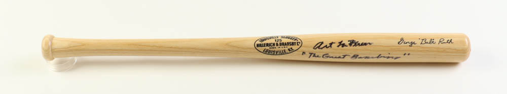 Art LaFleur Signed "Sandlot" Commemorative Louisville Slugger Mini Baseball Bat Inscribed "The Great Bambino" (Autograph COA) at PristineAuction.com Art LaFleur Signed "Sandlot" Commemorative Louisville Slugger Mini Baseball Bat Inscribed "The Great Bambino" (Autograph COA) at PristineAuction.com