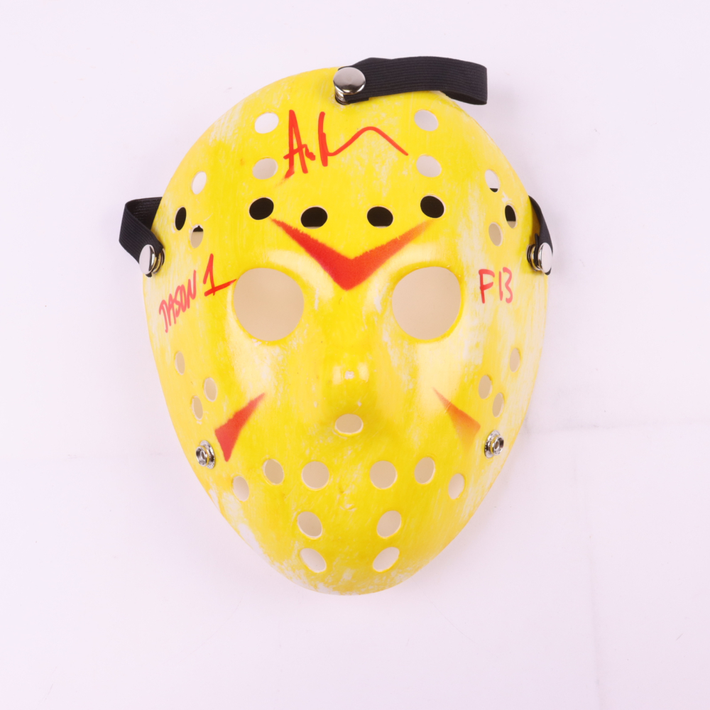 Ari Lehman Signed Friday The 13th Jason Voorhees Mask Inscribed ari-lehman-signed-friday-the-13th-jason-voorhees-mask-inscribed