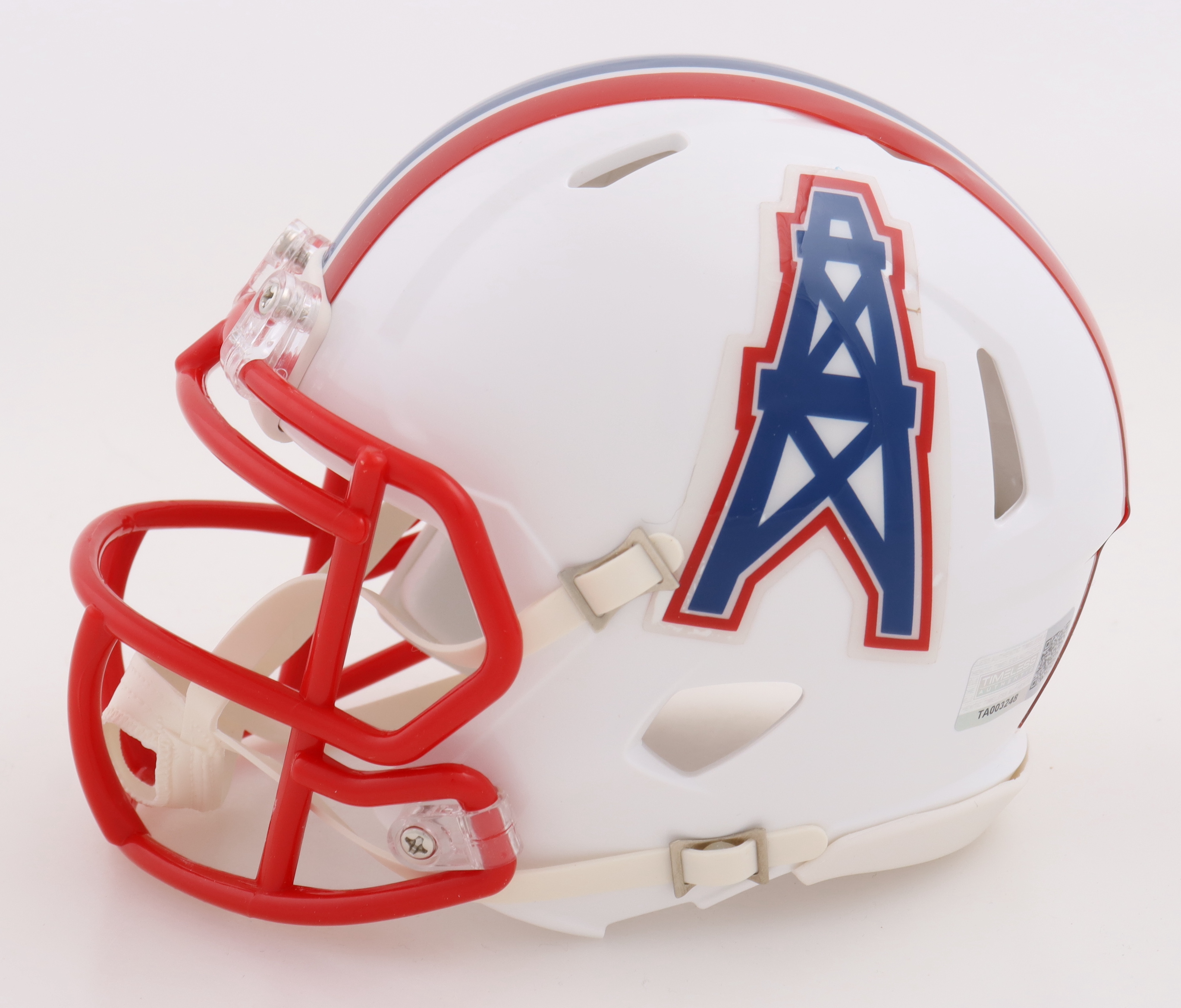 Earl Campbell Signed Oilers Throwback Speed Mini Helmet (Timeless Authentics) at PristineAuction.com Earl Campbell Signed Oilers Throwback Speed Mini Helmet (Timeless Authentics) at PristineAuction.com