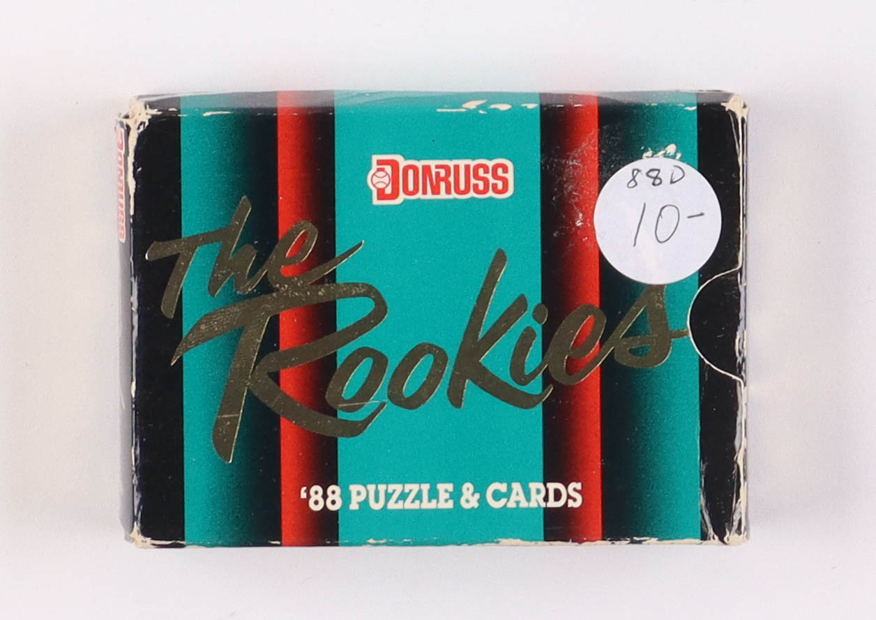 1988 Donruss The Rookies Box Set Of (56) Cards and (15) Piece Puzzle at PristineAuction.com 1988 Donruss The Rookies Box Set Of (56) Cards and (15) Piece Puzzle at PristineAuction.com