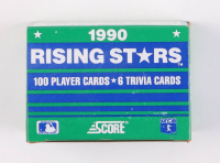 1990 Score Rising Stars Set of (100) Baseball Cards & (6) Trivia Cards at PristineAuction.com