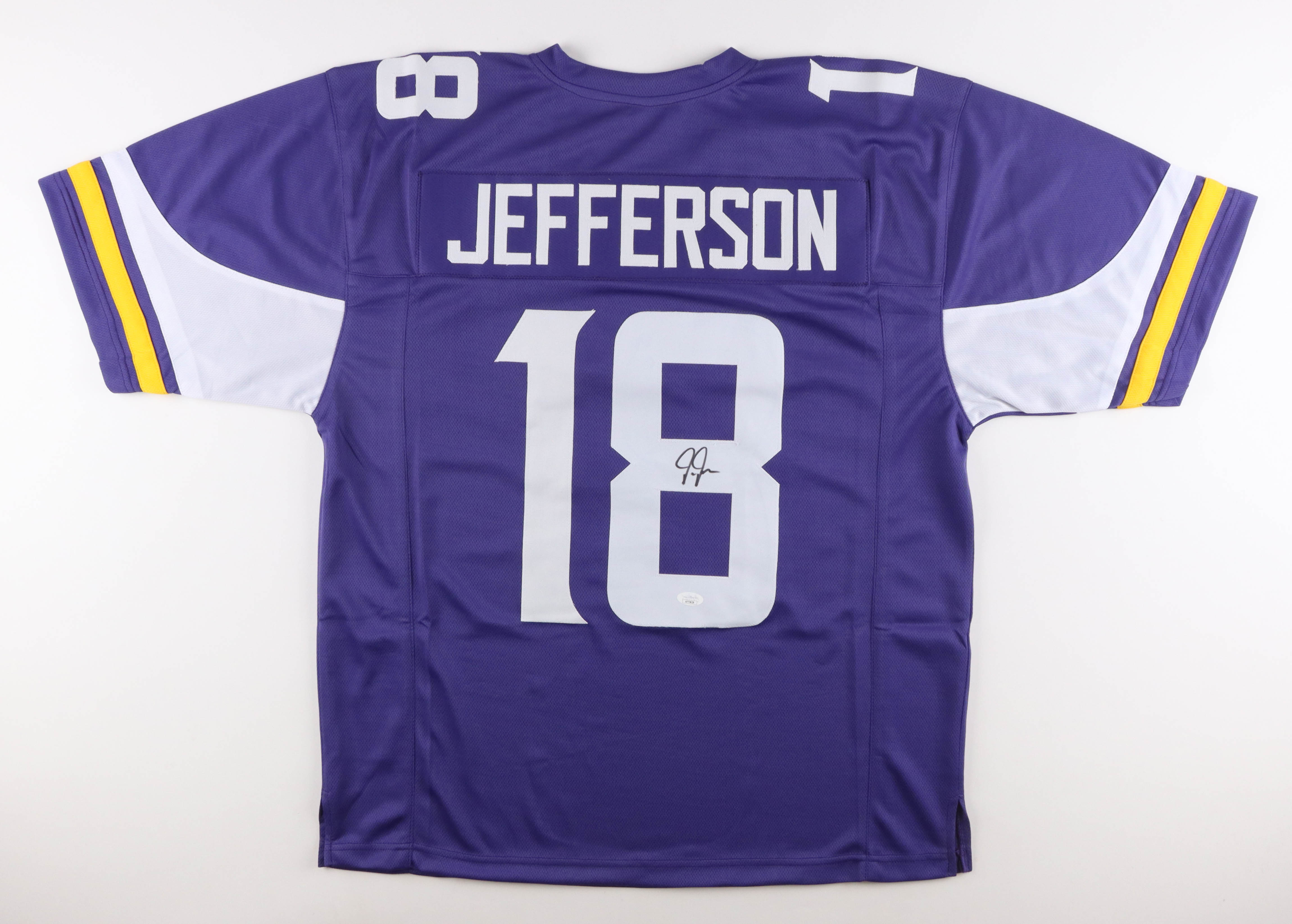 Justin Jefferson Signed Jersey (JSA) at PristineAuction.com Justin Jefferson Signed Jersey (JSA) at PristineAuction.com