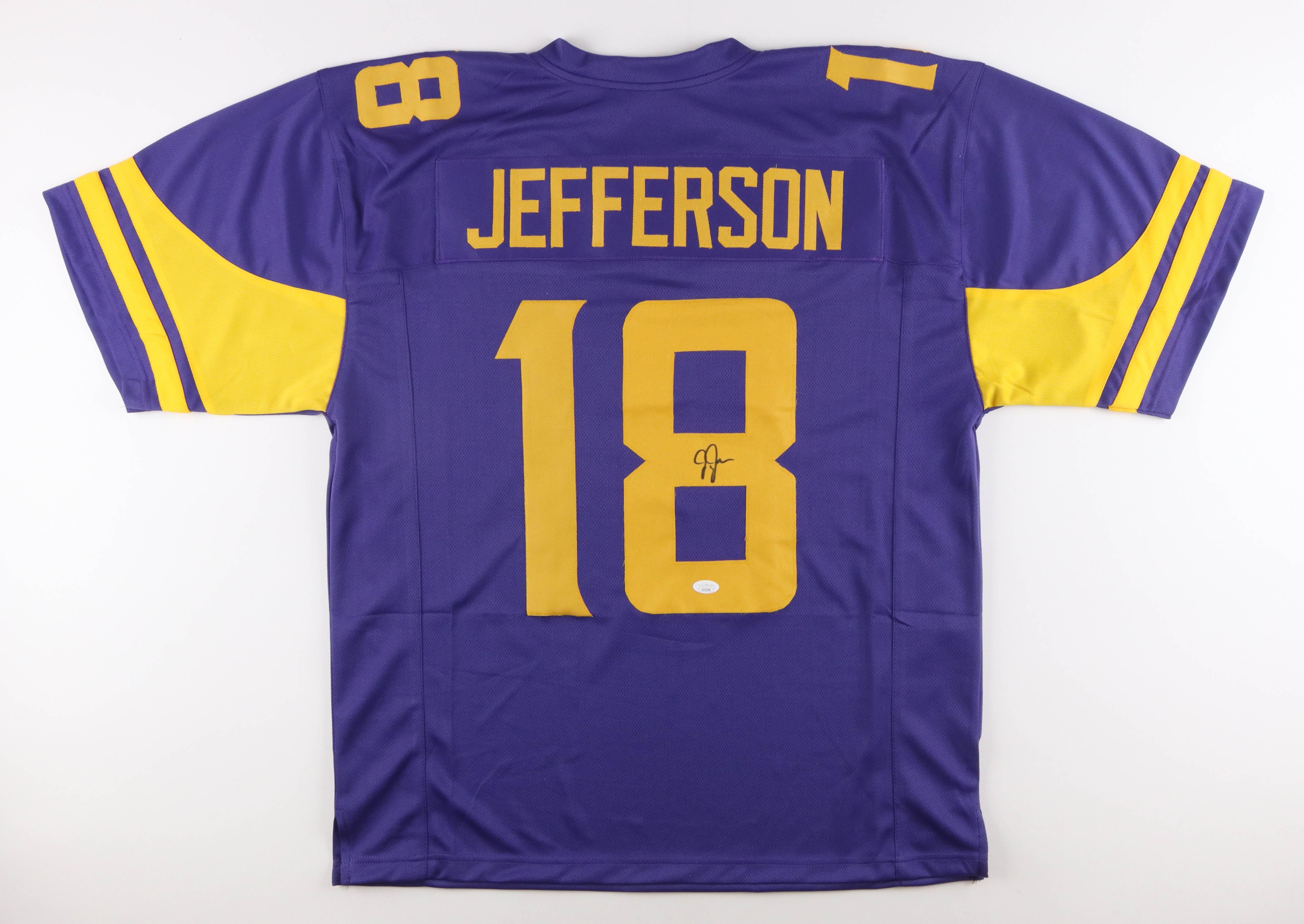 Justin Jefferson Signed Jersey (JSA) at PristineAuction.com Justin Jefferson Signed Jersey (JSA) at PristineAuction.com