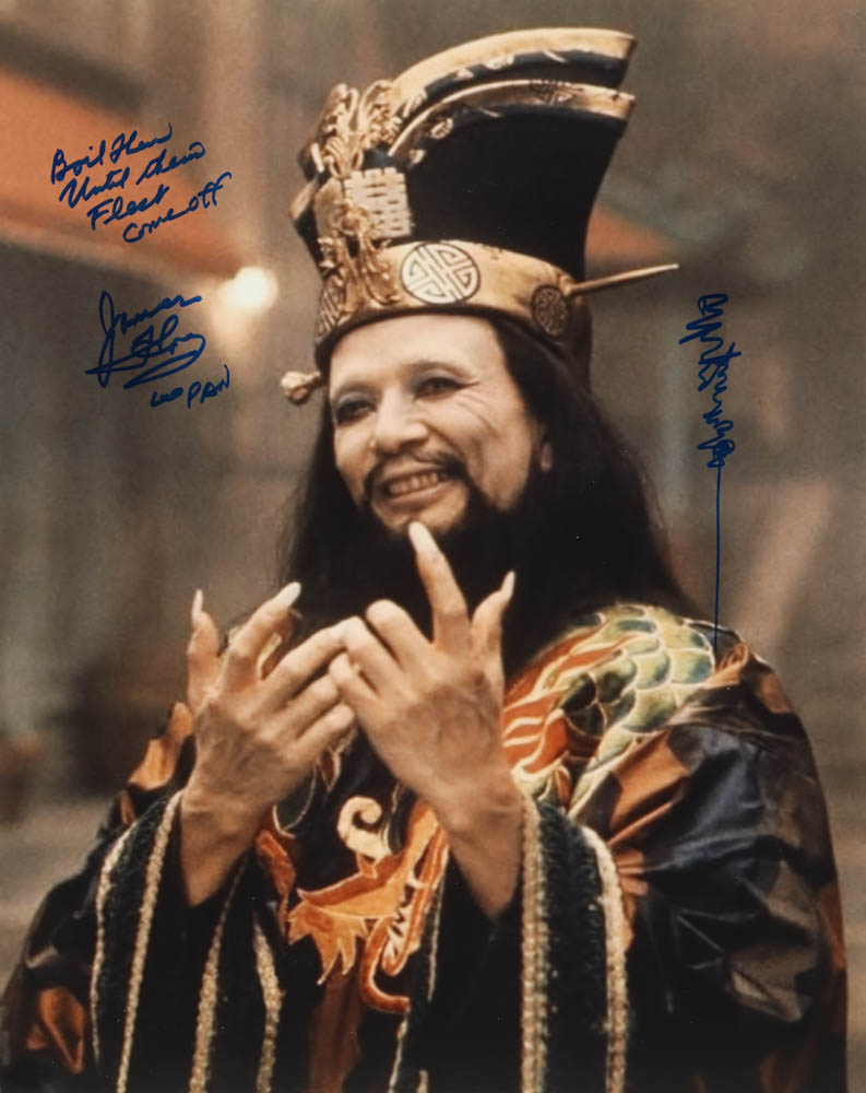James Hong TwiceSigned "Big Trouble in Little China" 16x20 Photo