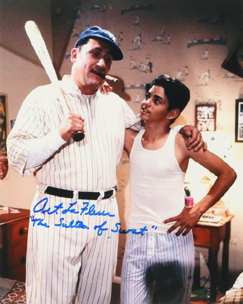 Art Lafleur Signed "The Sandlot" 8x10 Photo Inscribed "The Sultan of