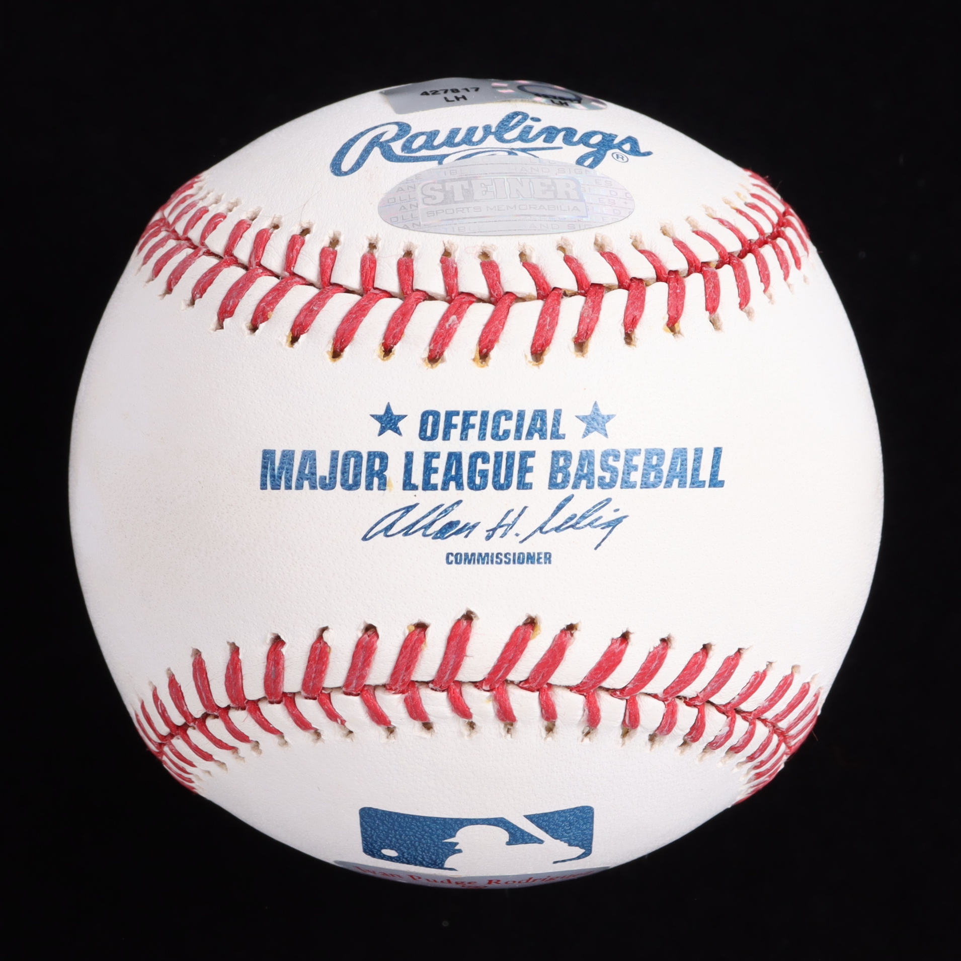 Ivan "Pudge" Rodriguez Signed OML Baseball Inscribed "99 MVP" (MLB & Steiner & Rodriguez) at PristineAuction.com Ivan "Pudge" Rodriguez Signed OML Baseball Inscribed "99 MVP" (MLB & Steiner & Rodriguez) at PristineAuction.com