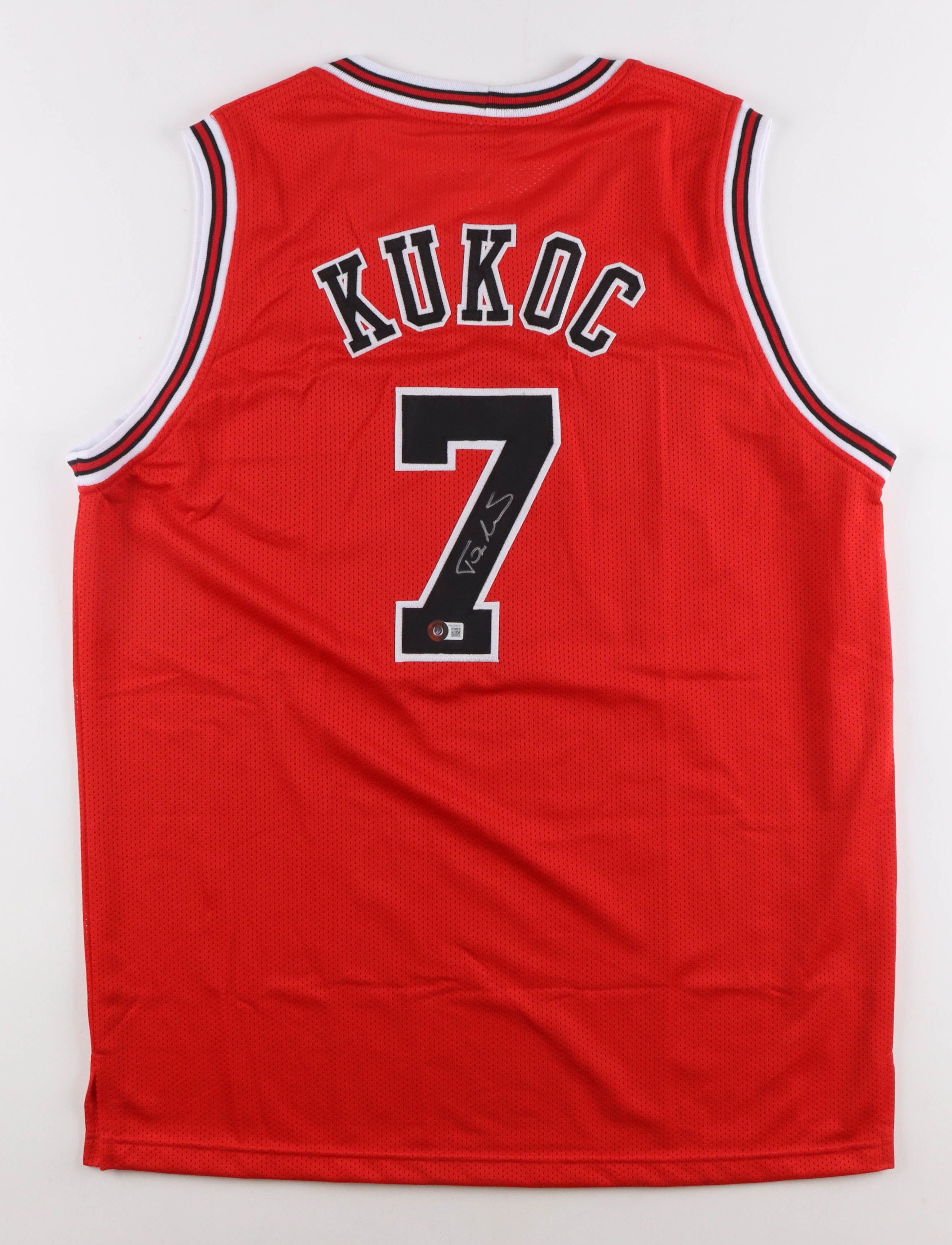 Toni Kukoc Signed Jersey (Beckett) at PristineAuction.com Toni Kukoc Signed Jersey (Beckett) at PristineAuction.com