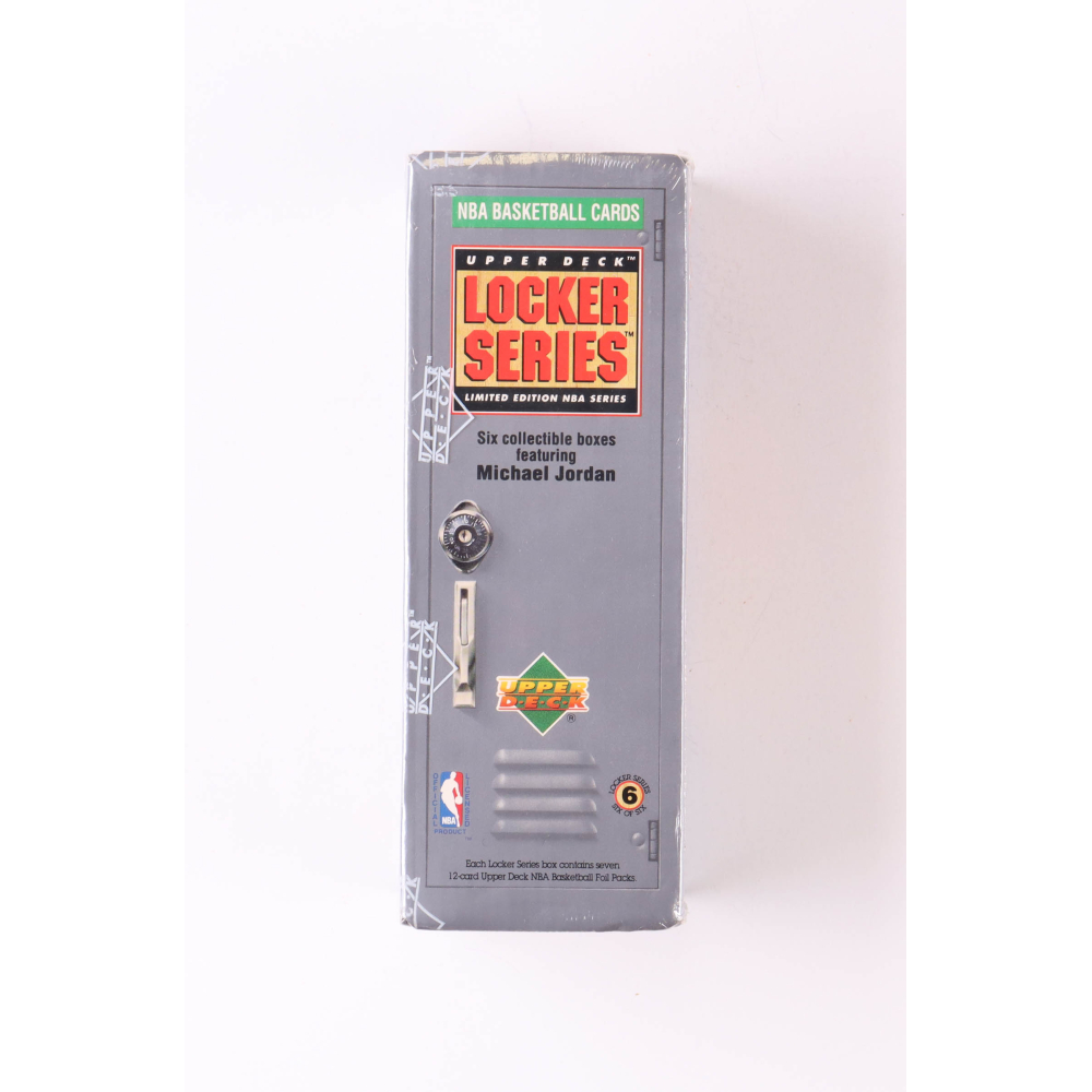 1991 Upper Deck NBA Michael Jordan Locker Series 6 Box with (7) Packs Pristine Auction