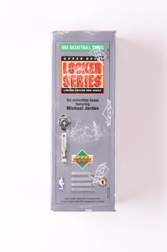 1991 Upper Deck NBA Michael Jordan Locker Series 1 Box with (7) Packs Pristine Auction