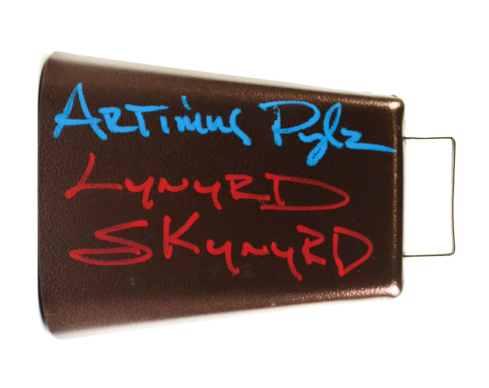 Artimus Pyle Signed Cowbell Inscribed "Lynyrd Skynyrd" (AutographCOA) at PristineAuction.com Artimus Pyle Signed Cowbell Inscribed "Lynyrd Skynyrd" (AutographCOA) at PristineAuction.com