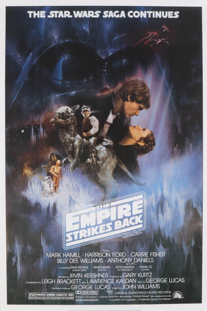 Complete Set of (3) "Star Wars" 24x36 Movie Posters with "Star Wars", "The Empire Strikes Back" & "Return of the Jedi" at PristineAuction.com Complete Set of (3) "Star Wars" 24x36 Movie Posters with "Star Wars", "The Empire Strikes Back" & "Return of the Jedi" at PristineAuction.com