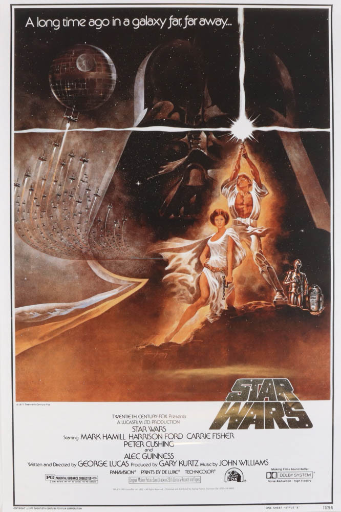 Complete Set of (3) "Star Wars" 24x36 Movie Posters with "Star Wars", "The Empire Strikes Back" & "Return of the Jedi" at PristineAuction.com Complete Set of (3) "Star Wars" 24x36 Movie Posters with "Star Wars", "The Empire Strikes Back" & "Return of the Jedi" at PristineAuction.com