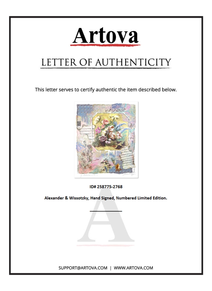 "Untitled" LE 18x14 Print on Paper by Alexander & Wissotzky (Artova) at PristineAuction.com "Untitled" LE 18x14 Print on Paper by Alexander & Wissotzky (Artova) at PristineAuction.com