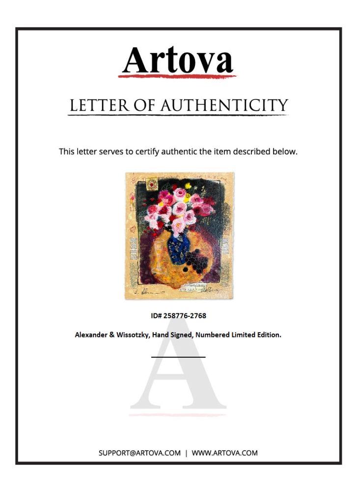 "Untitled" LE 12x10 Print on Paper by Alexander & Wissotzky (Artova) at PristineAuction.com "Untitled" LE 12x10 Print on Paper by Alexander & Wissotzky (Artova) at PristineAuction.com