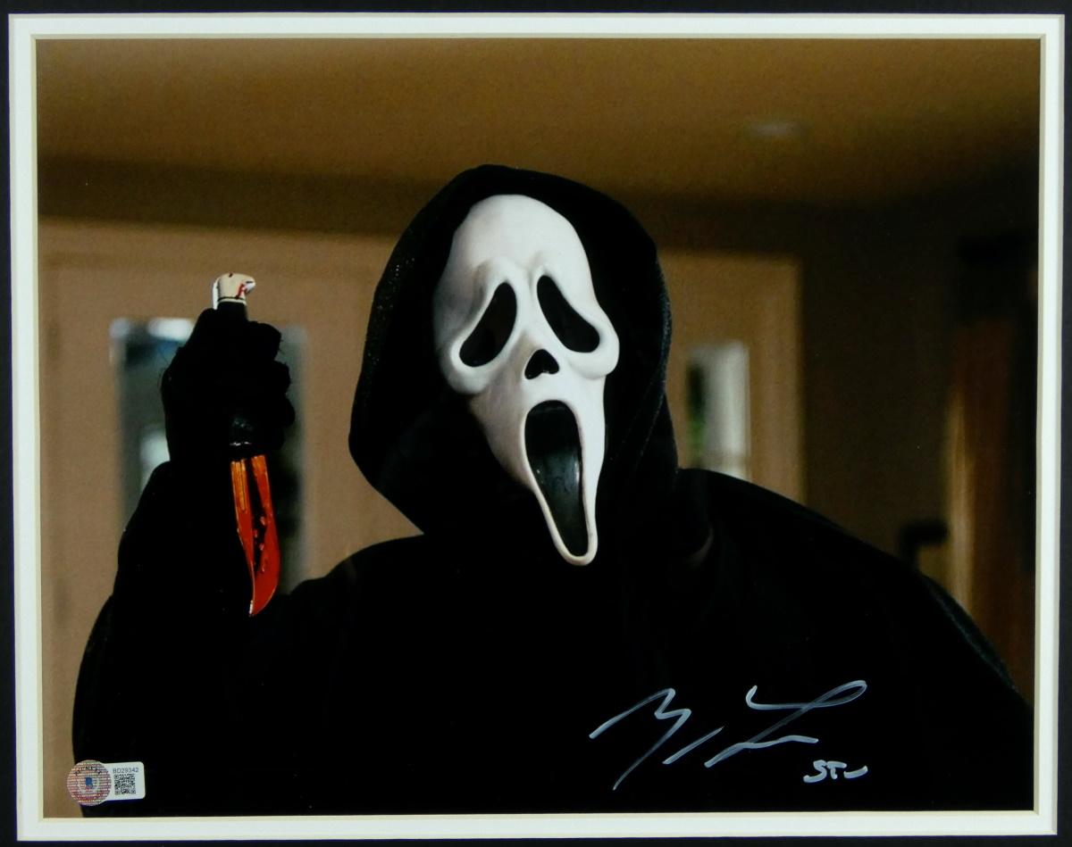 Matthew Lillard Signed "Scream" Custom Framed Photo Inscribed "STU" (Beckett) at PristineAuction.com Matthew Lillard Signed "Scream" Custom Framed Photo Inscribed "STU" (Beckett) at PristineAuction.com