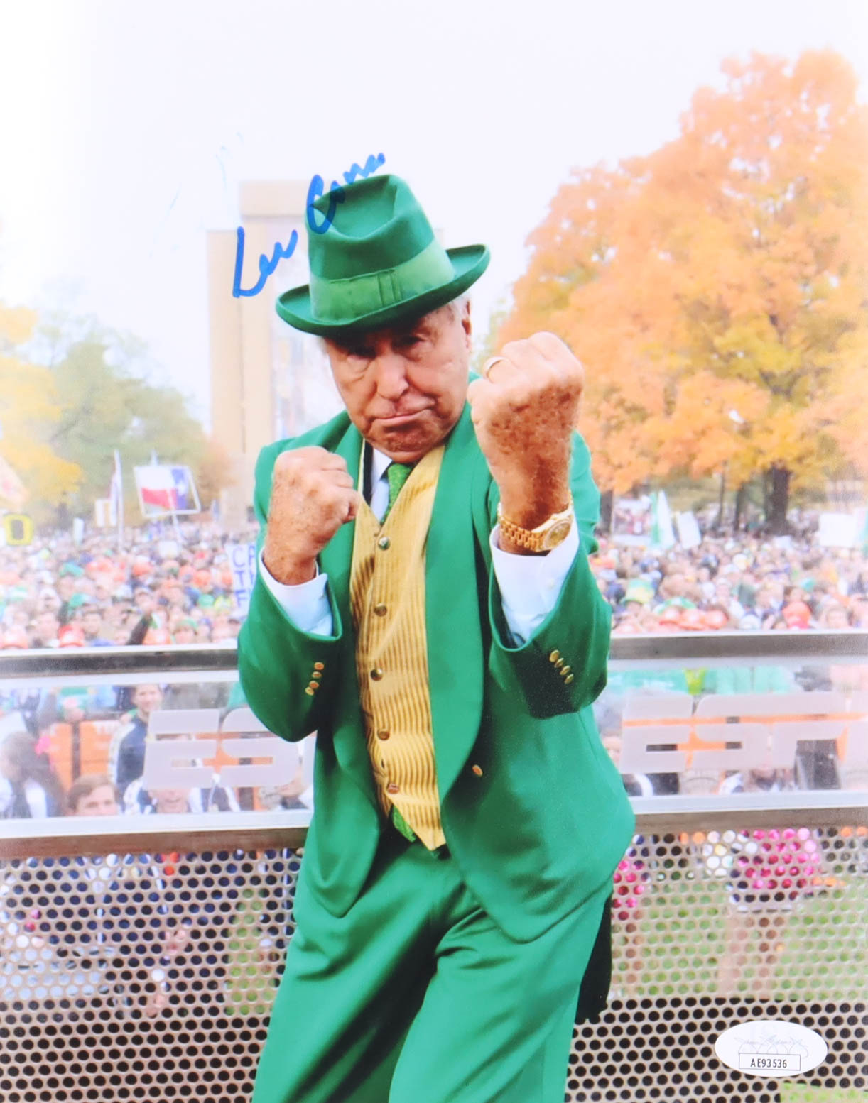 Lee Corso Signed 8x10 Photo (JSA) at PristineAuction.com Lee Corso Signed 8x10 Photo (JSA) at PristineAuction.com